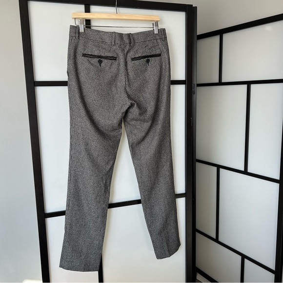 [46] The Kooples Women’s Houndstooth Fitted & Structured Straight Leg Trouser - Picture 9 of 14